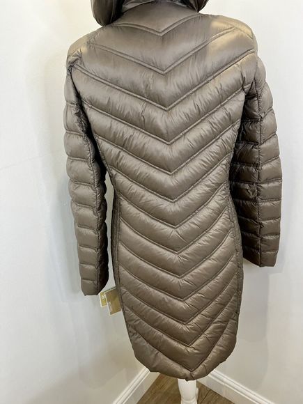 BNWT Michael Kors Extra Light Weight Down Fill Quilted Coat. Size Small UK 8-10 - Picture 8 of 11